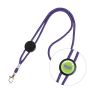 Treel Polyester Lanyard with Adjustment and Carabiner