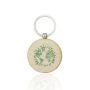 Kris Round Wooden Keyring