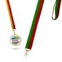 Medly Bicolour Ribbon for Medals in Terylene