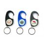 CR-M Keyring with Carabiner and 2 Sides