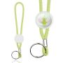 Tobby Tubular Keychain with Adjuster and Ring