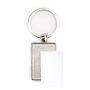 SM-40D Keyring SM-40D rectangular with 2 sides, metal