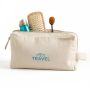 Dual Necessaire in canvas with double compartment