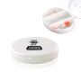 Medbox Oval Pill Box, 3 Compartments