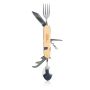 Cutleroo Foldable Bamboo Cutlery Set