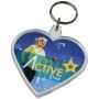 Heart-shaped keyring 