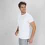 White Adult T-Shirt Perkins
