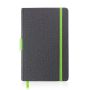 Exnote A5 Notebook with PU Cover and Pen Holder