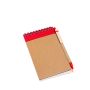 Recynote A6 Notepad in Cardboard, with Ballpoint Pen