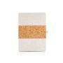 BigBang A5 Notepad with Cork and Linen Cover, 128 Sheets