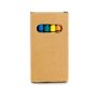 SixArt Box with 6 wax crayons