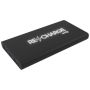 10,000 mAh luminous wireless power bank in rubber
