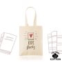 Cotton Small Mini Bag 100% cotton