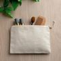 Cotpouch bag in 100% cotton canvas, with fastening