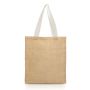 Jute Sack Bag with Cotton Handles