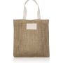 ZigJute Jute Bag with 100% Cotton Handles