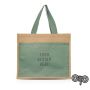 SunSet Jute Bag with Front Pocket 100% Cotton