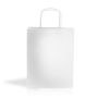 WKraft02 White kraft paper bag 90gsm 18x24x8cm