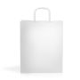 WKraft03 Kraft paper bag 90gsm 22x27x10cm - white