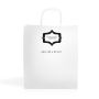 WKraft06 White kraft paper bag 90g/m2 28x32x10cm
