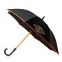 Eddy Automatic Umbrella, in pongee, coloured ribs