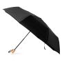 Small 190T pongee retractable umbrella, with matching handle and pouch