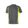 VL SLAYER two-tone technical bird-eye T-shirt (160g/m²), in 100% polyester