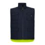 VL DIANA Quilted Gilet (220g/m²), reversible and multi-pocket, in polyester (100%), with zip fastening and reversible puller