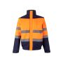 VL JUPITER Two-tone padded jacket (180gsm) in 100% polyester with PU coating