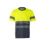VL BRAHMA two-tone technical bird-eye T-shirt (140gsm), made of 100% polyester