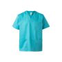 VL ILLAPA Twill tunic (190g/m²) with short sleeves, in polyester (65%) and cotton (35%)