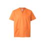 VL ILLAPA Twill tunic (190g/m²) with short sleeves, in polyester (65%) and cotton (35%)