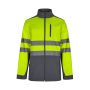 VL HESTIA Two-tone soft shell jacket (280g/m²), in polyester (96%) and elastane (4%)