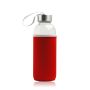Neobottle Glass bottle with metal lid and neoprene sleeve