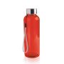 RPETbottle 500ml bottle in RPET, with steel lid and strap