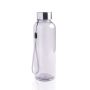 RPETbottle 500ml bottle in RPET, with steel lid and strap