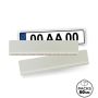 RPLATE W Recycled plastic holder for white number plate