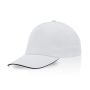 Zectra Adult Cap, sandwich peak, made of combed cotton