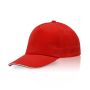 Zectra Adult Cap, sandwich peak, made of combed cotton