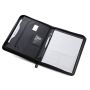 PASZO A4 PU and Microfibre Folder with Lined Notepad