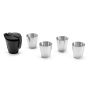 HIMALAYAS Set of 4 stainless steel cups 25 mL