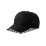RECY FIVE PIPING Cap Recy Five Piping, 100% Recycled Polyester