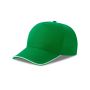 RECY FIVE PIPING Cap Recy Five Piping, 100% Recycled Polyester