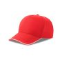 RECY FIVE PIPING Cap Recy Five Piping, 100% Recycled Polyester