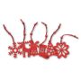 Set of 6 felt decorations