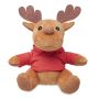 Plush reindeer with hood