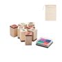 Set of 8 wooden stamps
