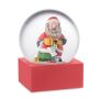 Glass snowball ornament