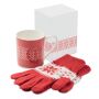 Mug and gloves set