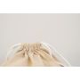 Drawstring bag in recycled cotton Joy